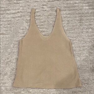 Zara Knit Tank Top Sz M